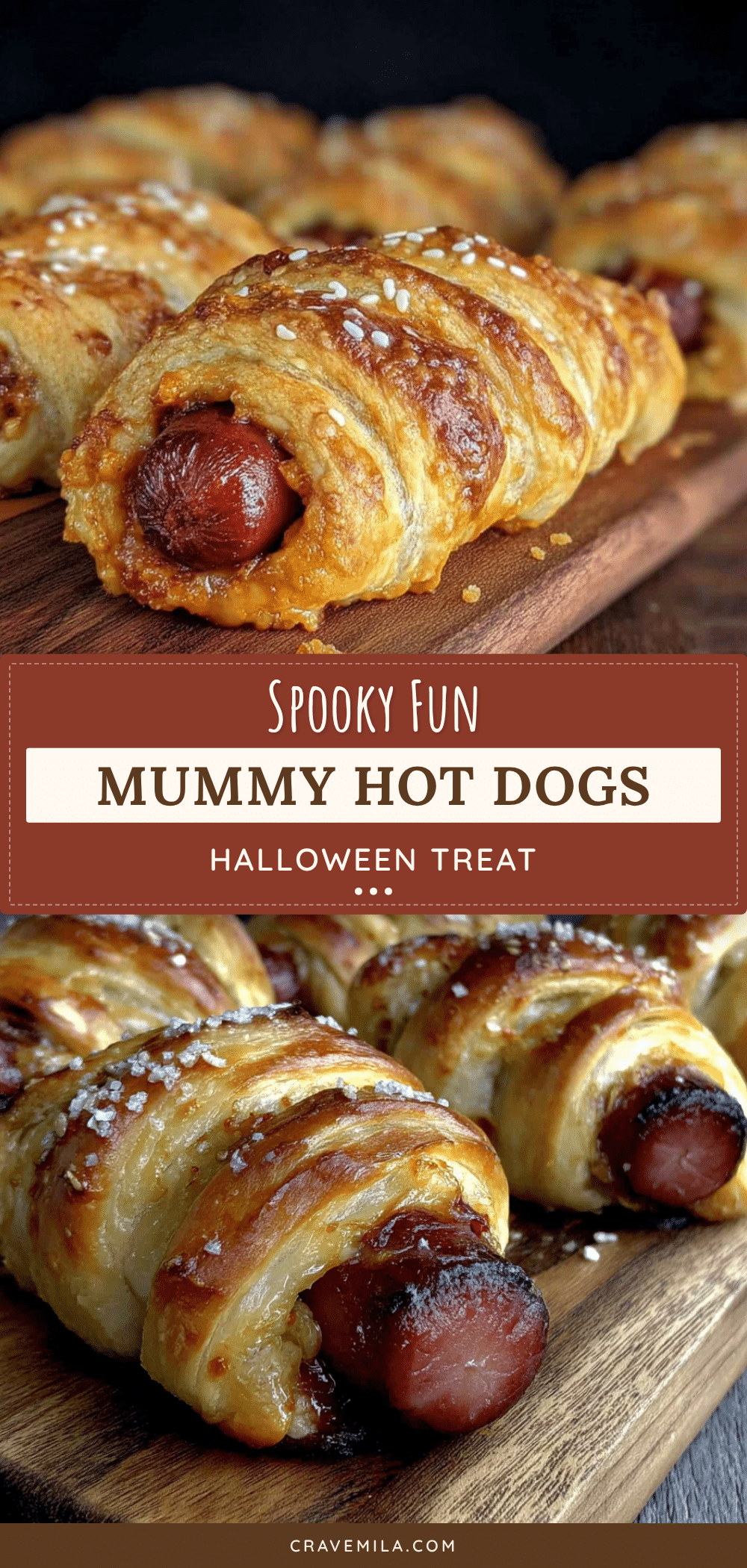 Fun Mummy Hot Dogs recipe