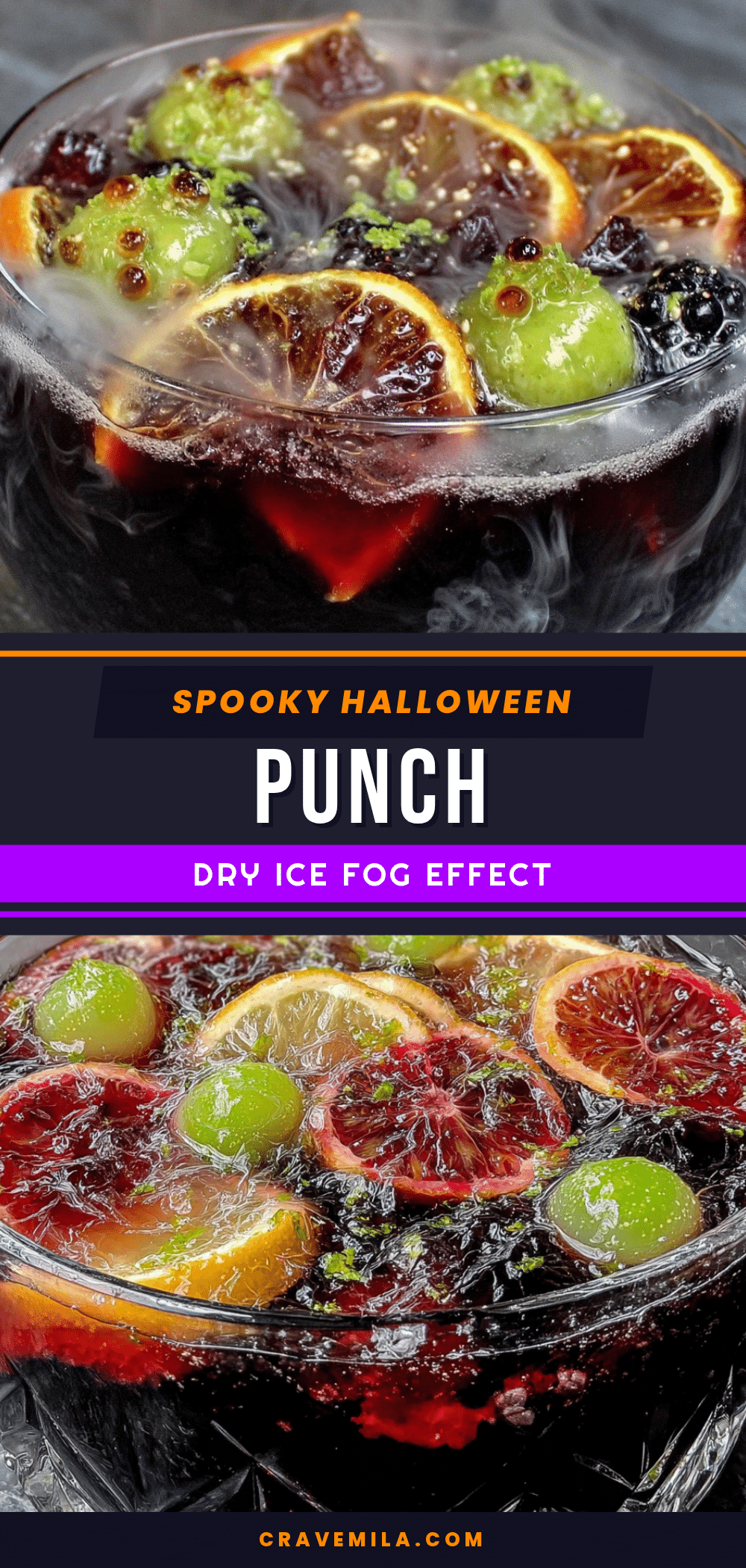 halloween punch with dry ice recipe
