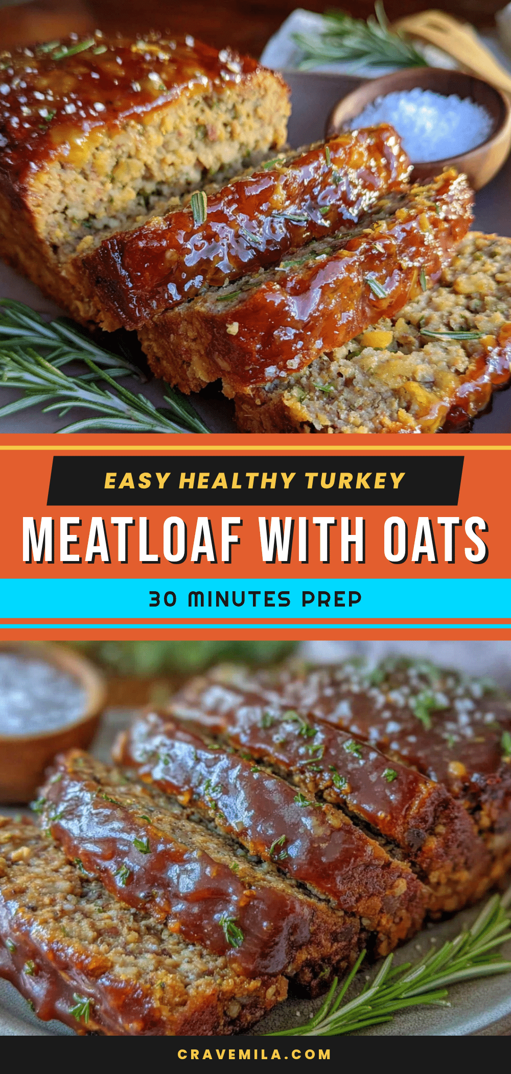 healthy turkey meatloaf with oats recipe
