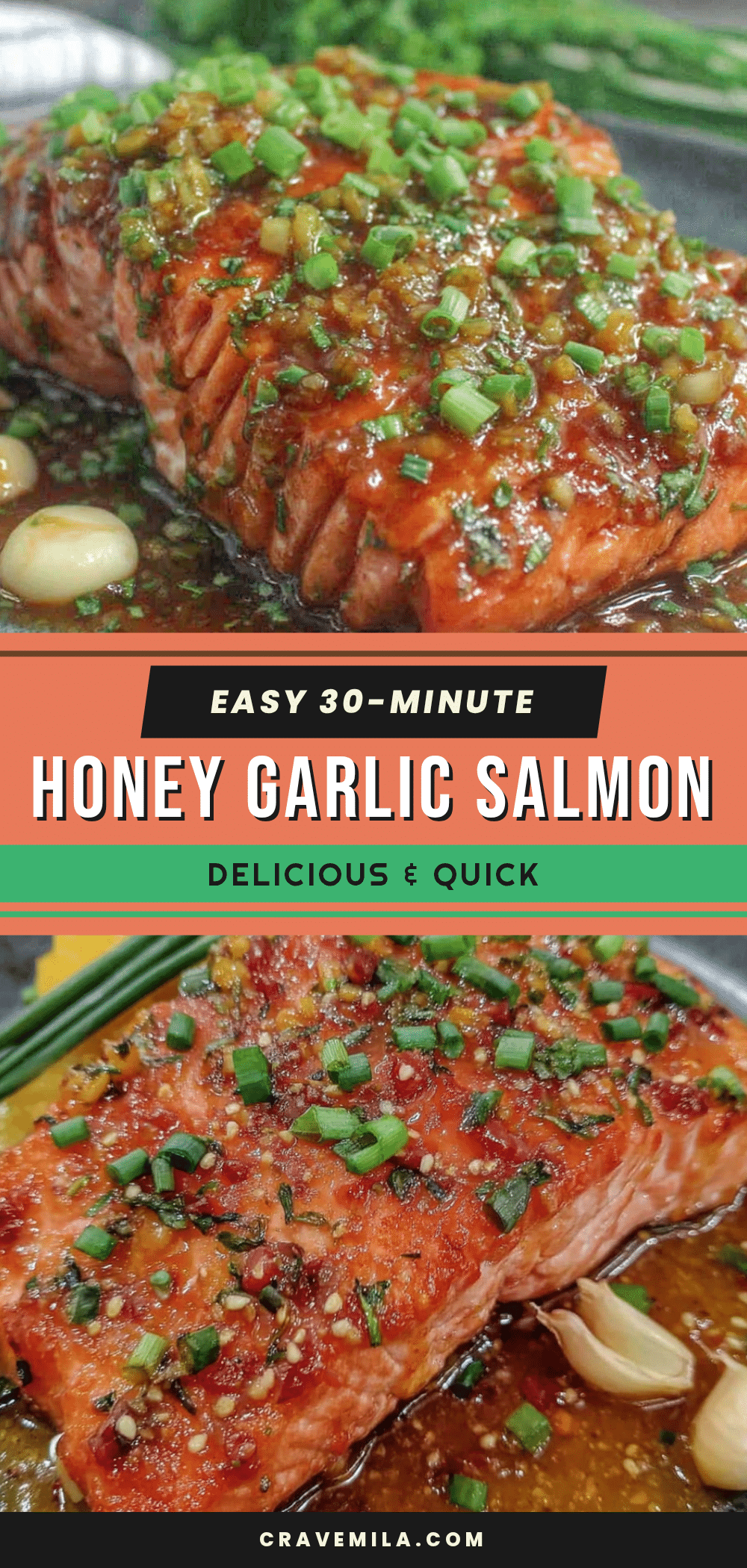 honey garlic salmon recipe