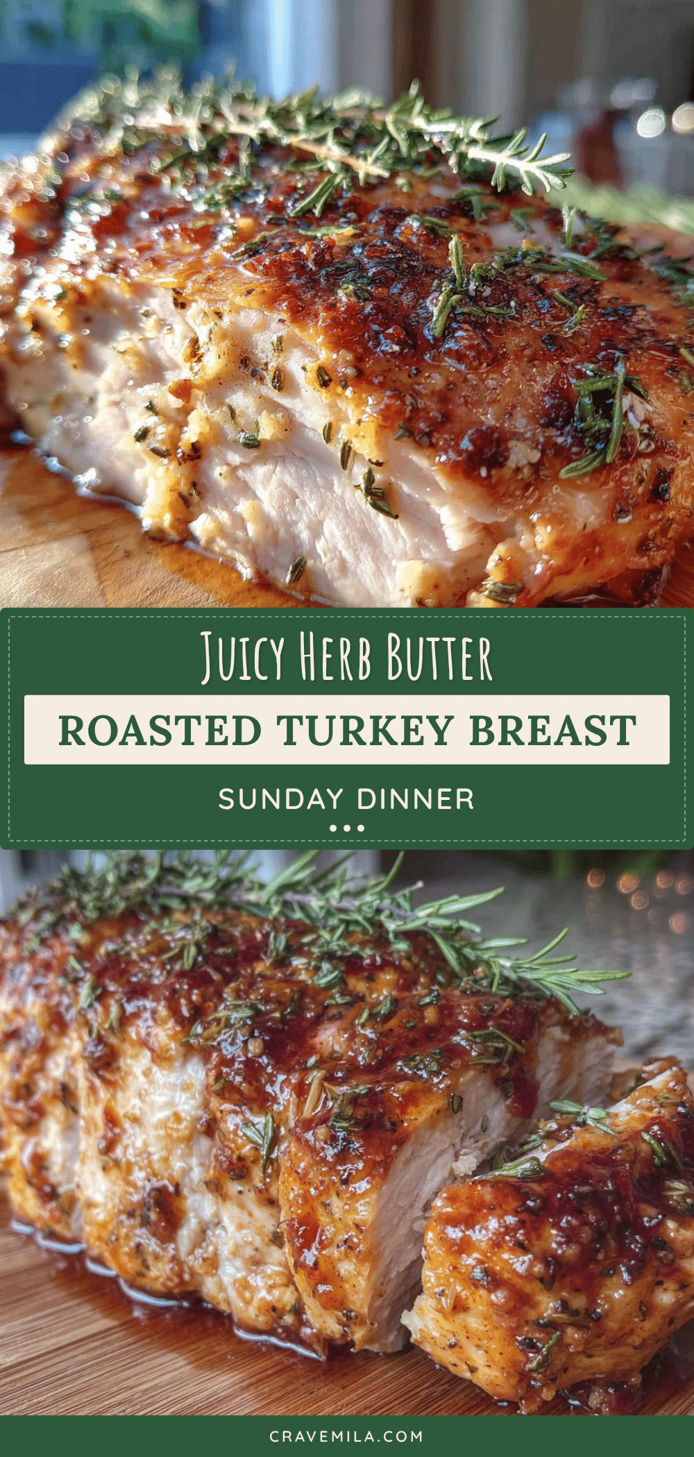juicy herb butter roasted turkey breast recipe