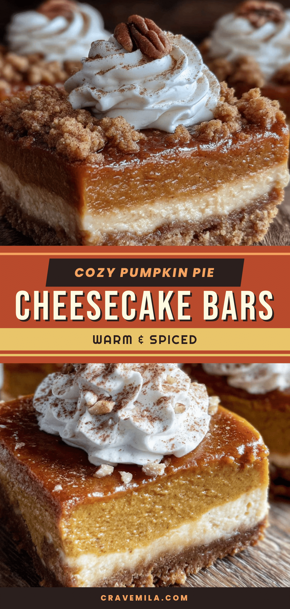 Pumpkin Pie Cheesecake Bars recipe