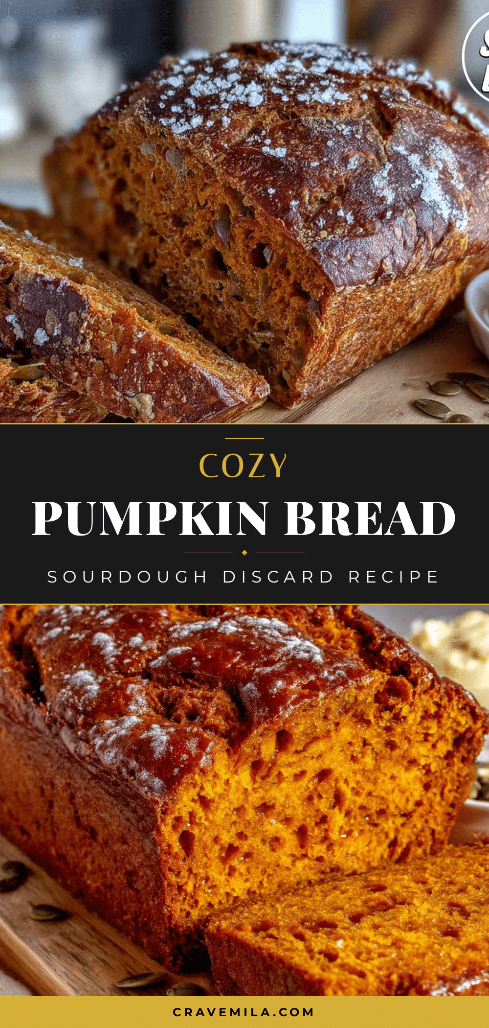 pumpkin sourdough discard bread recipe