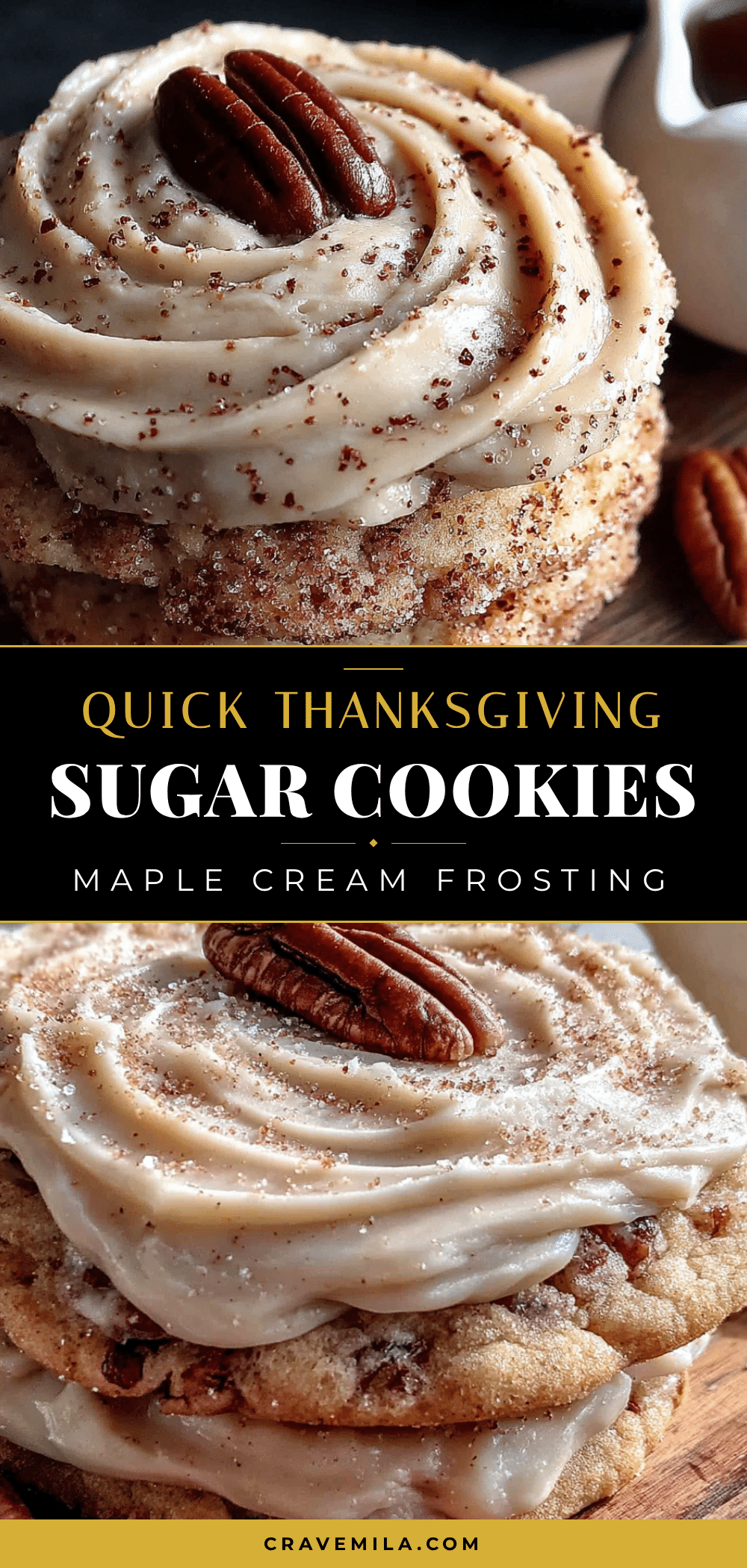 quick thanksgiving sugar cookies with maple frosting recipe