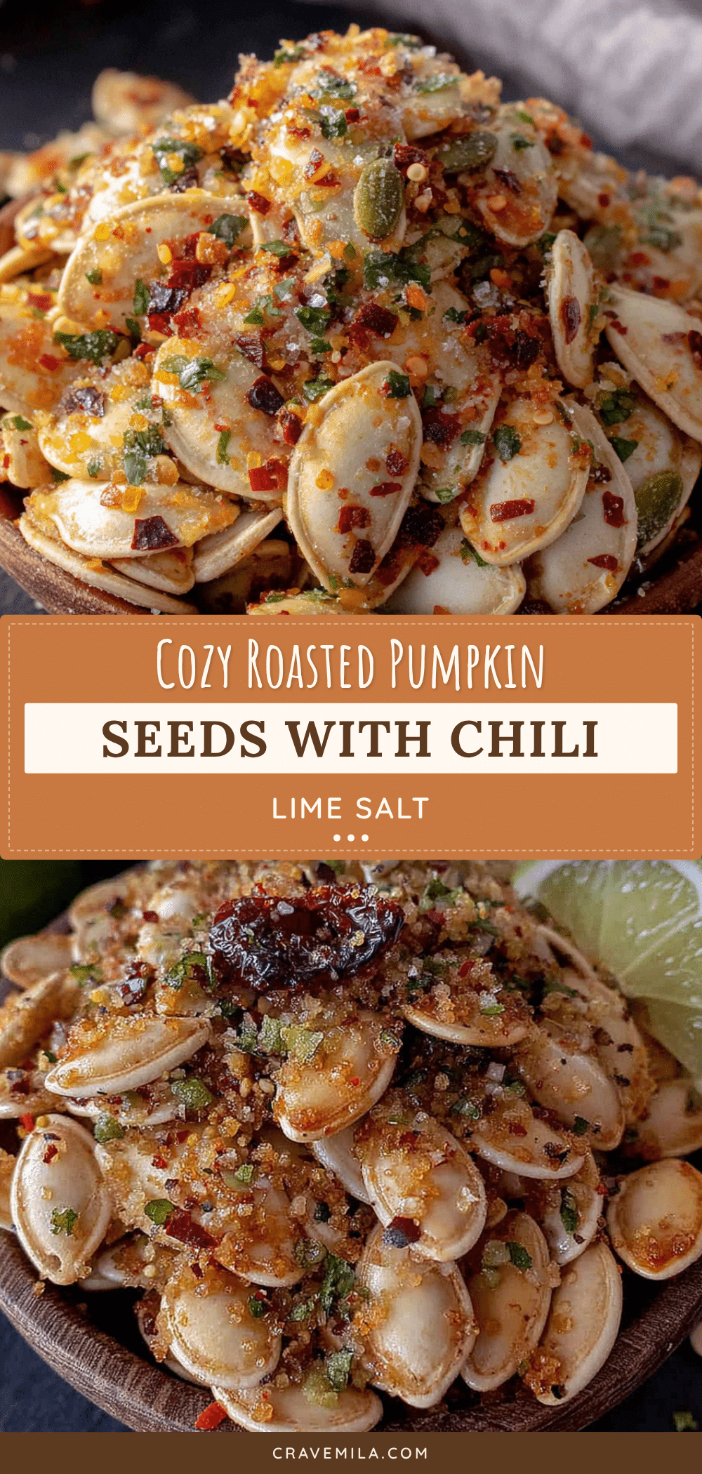 roasted pumpkin seeds with chili lime salt recipe