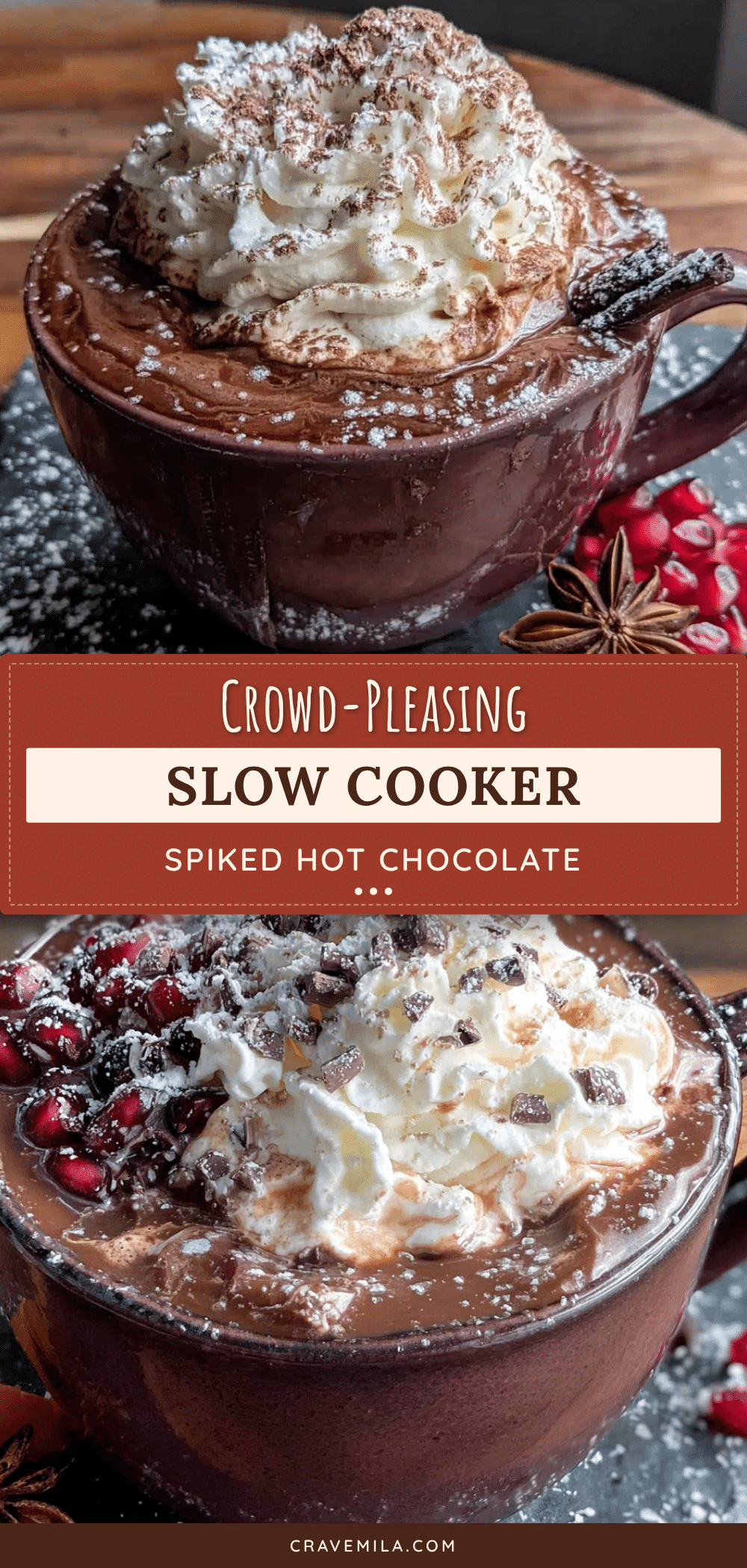 slow cooker spiked hot chocolate recipe