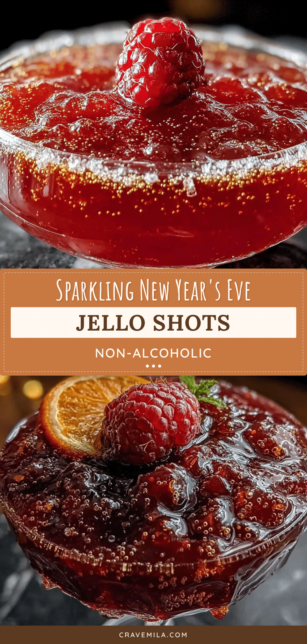 sparkling new years eve jello shots recipe
