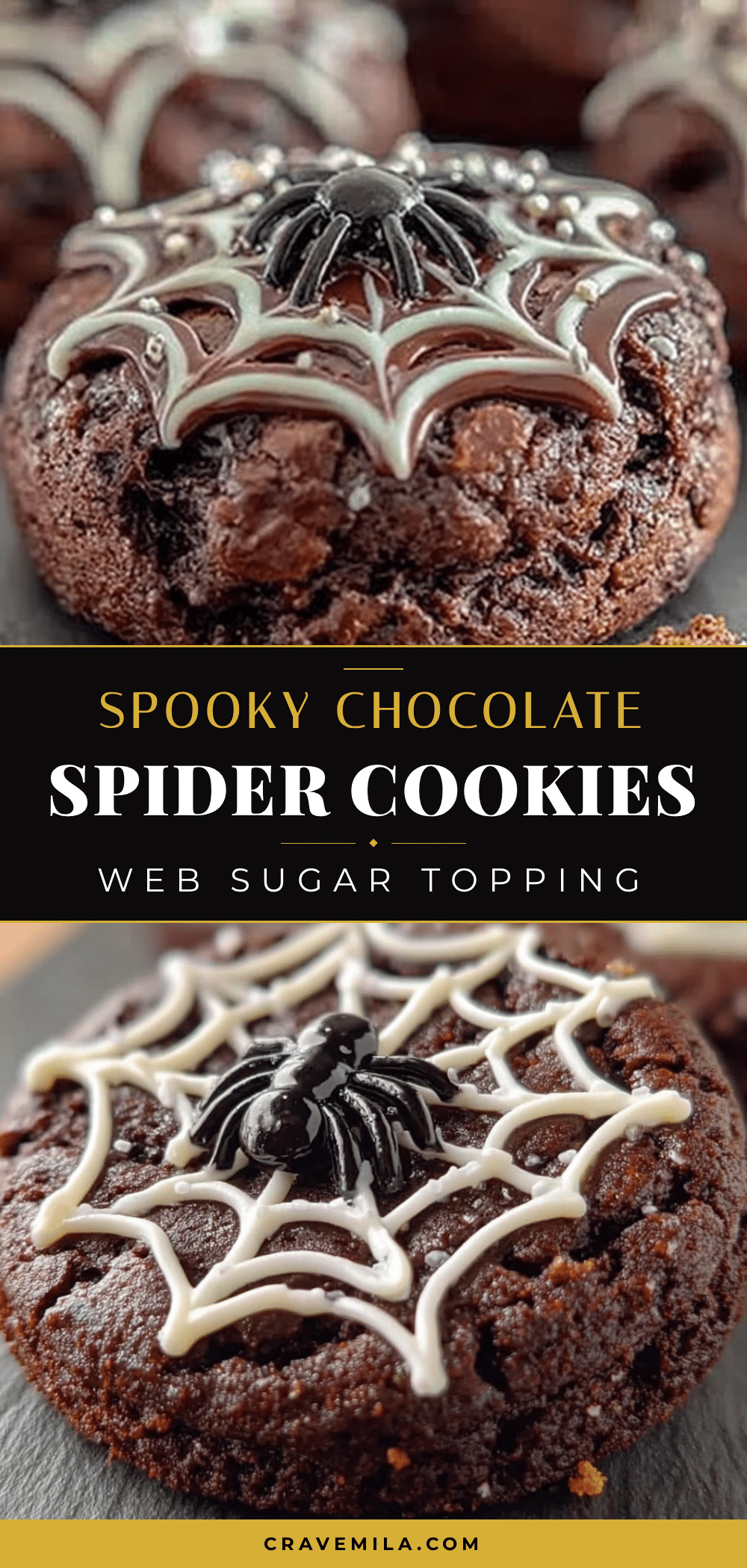 spider web cookies halloween recipe