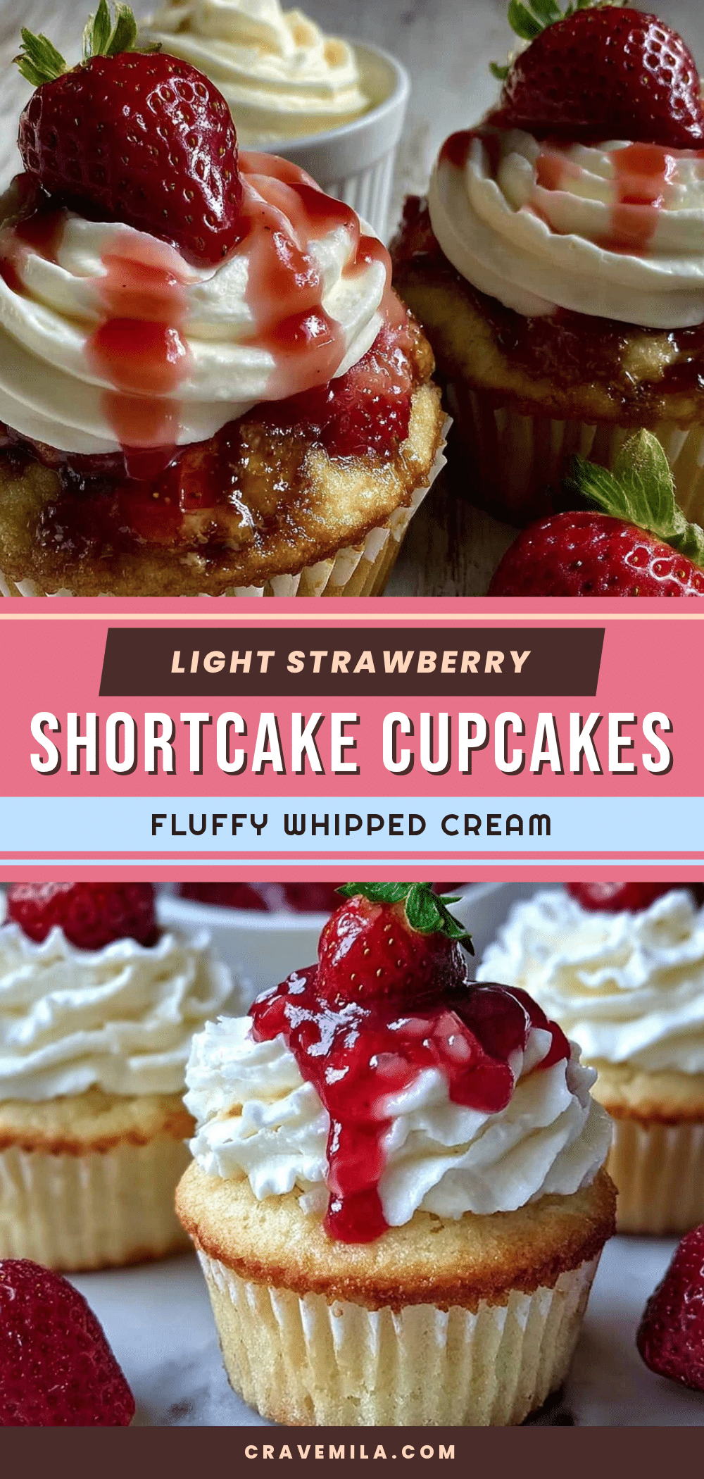 strawberry shortcake cupcakes recipe